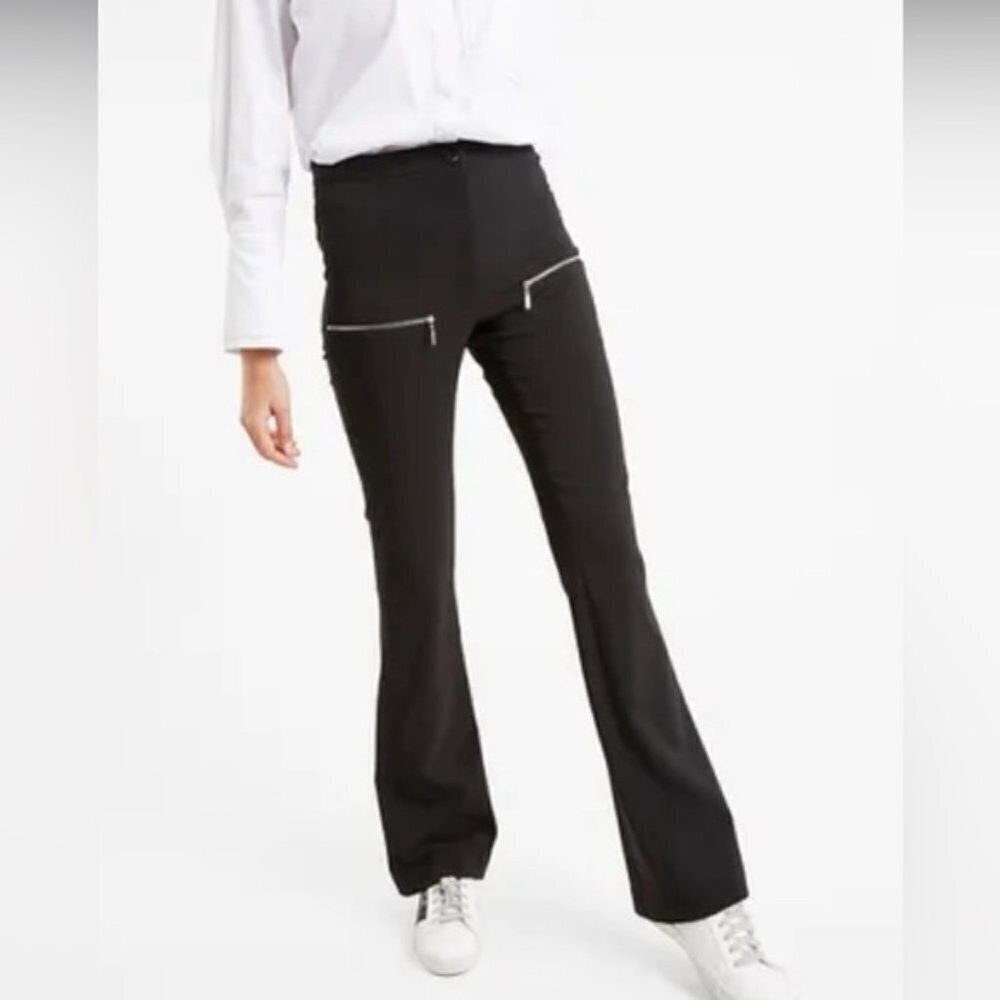 Lauren Vidal Black High Waisted Pants
